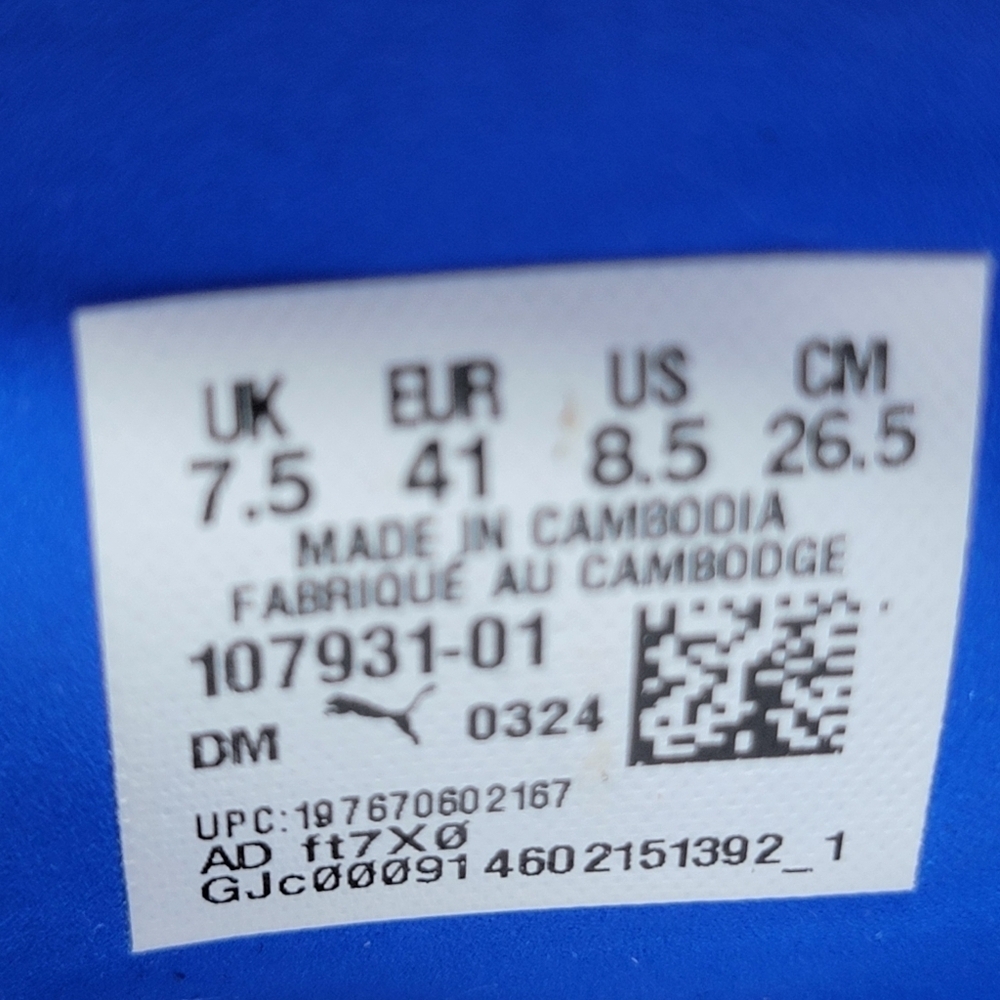 Puma Future 7 Match FG/AG Soccer Cleats 107931 01 Bluemazing Men’s Size 8.5 New - Picture 4 of 14